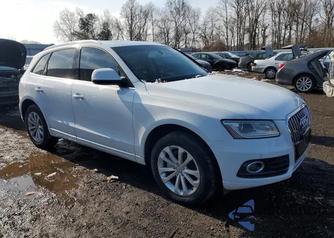 2014 Audi Q5 Premium Plus from USA, damaged, VIN WA1LFAFP6EA074430